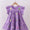 Lavender cross sequin dress