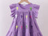 Lavender cross sequin dress