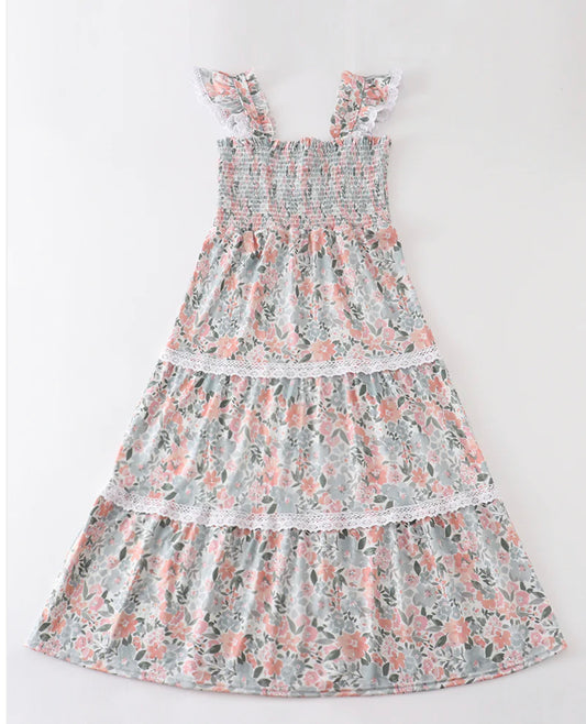 Women’s Sage Floral Dress