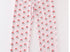 Pink Santa adult pajama pants