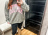 Reversible pink KY Mock neck