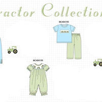 Girls Tractor romper