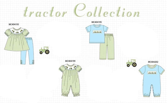 Girls Tractor romper