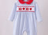 Blue XOXO romper