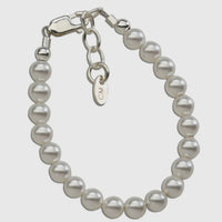 Sterling silver baby’s 1st pearls bracelet