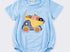 Boys pumpkin truck bubble