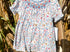 Floral smocked dress with bloomer
