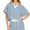 Blue Collar striped short set
