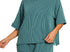 Plus teal  ribbed short set