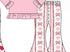 Bow Valentine’s Day girls set