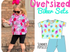 Popsicle oversized Biker Set