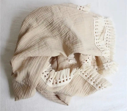 Tassel blanket - embroider me!
