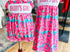 Hot pink smocked daddy’s girl dress