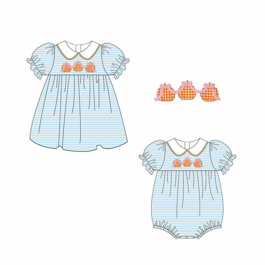 Pumpkin bow dress