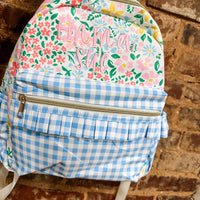Toddler Floral backpack - embroidered