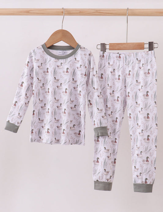Mallard duck bamboo set
