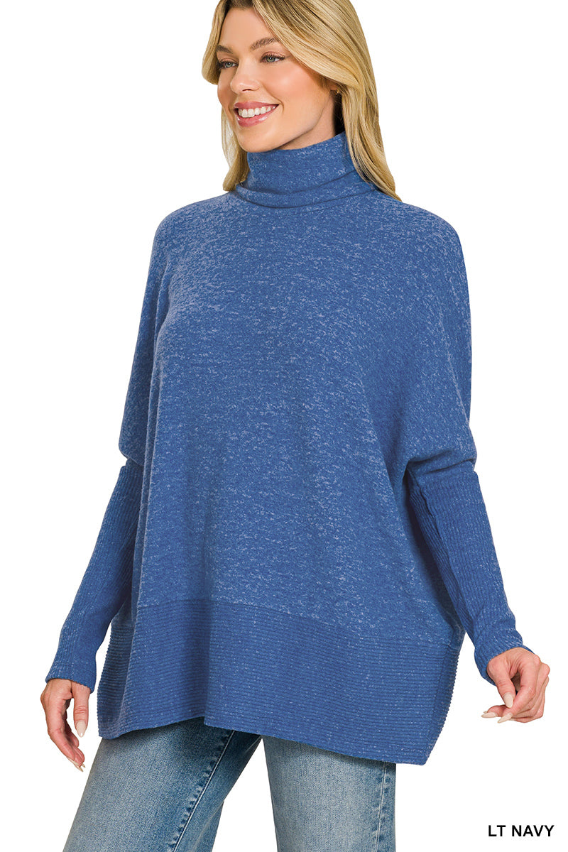 Blue Turtleneck sweater