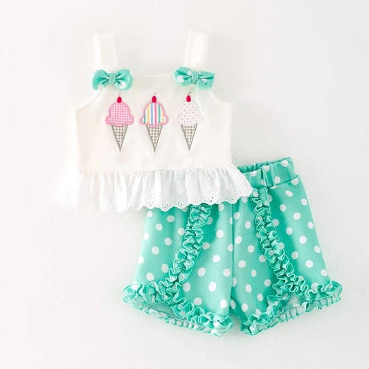 Ice cream short set