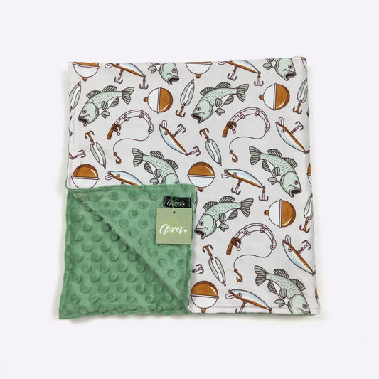 Fishing baby blanket