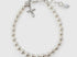 Silver Pearl baby baptism bracelet