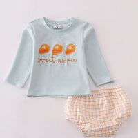 Sweet as pie french knot bloomer set