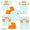 Girls plaid pumpkin set