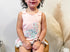 Pink floral bunny bloomer set