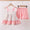 Pink floral short set