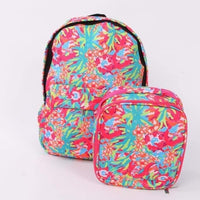 Flamingo Lilly backpack + lunch box