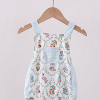 Blue bunny print bubble boys