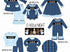 O holy night boys pant set