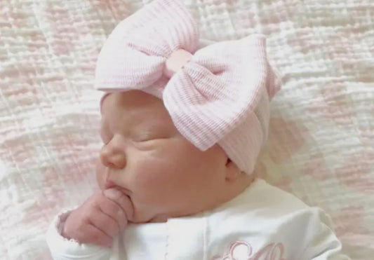 Pink striped Hat