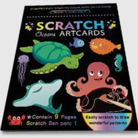 Ocean life scratch cards