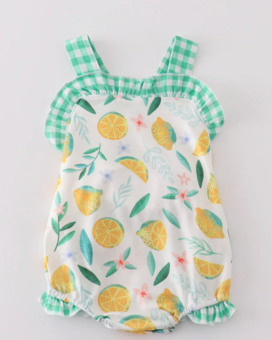 Lemon ruffle bubble