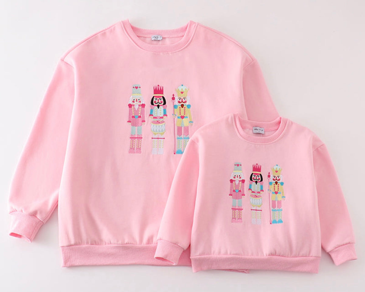 Pink nutcracker sweatshirt