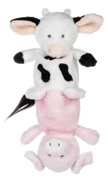 5in stuff animal flip-sides 2in1