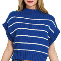 Blue stripe sweater