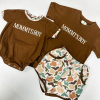 Mommy’s boy French knot camo