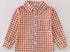 Rust plaid button down