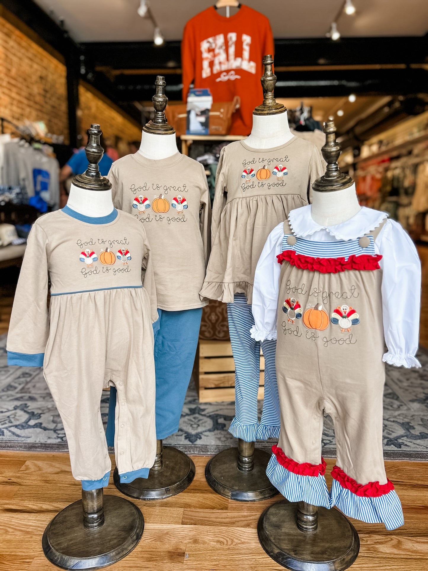 God is great girls romper