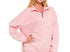 Acid wash quarter zip- Pink