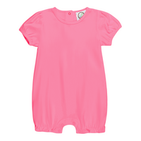 Hot pink romper- embroider me