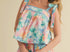 Blue abstract short set