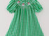 Green smocked Santa dress