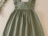 Sage girls linen dress