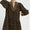 Leopard Print Contrast Trim Puff Sleeve Tunic Dress