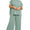 Plus jade pant set