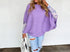 Lavender sweater poncho