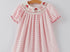 Pink Santa smocked dress
