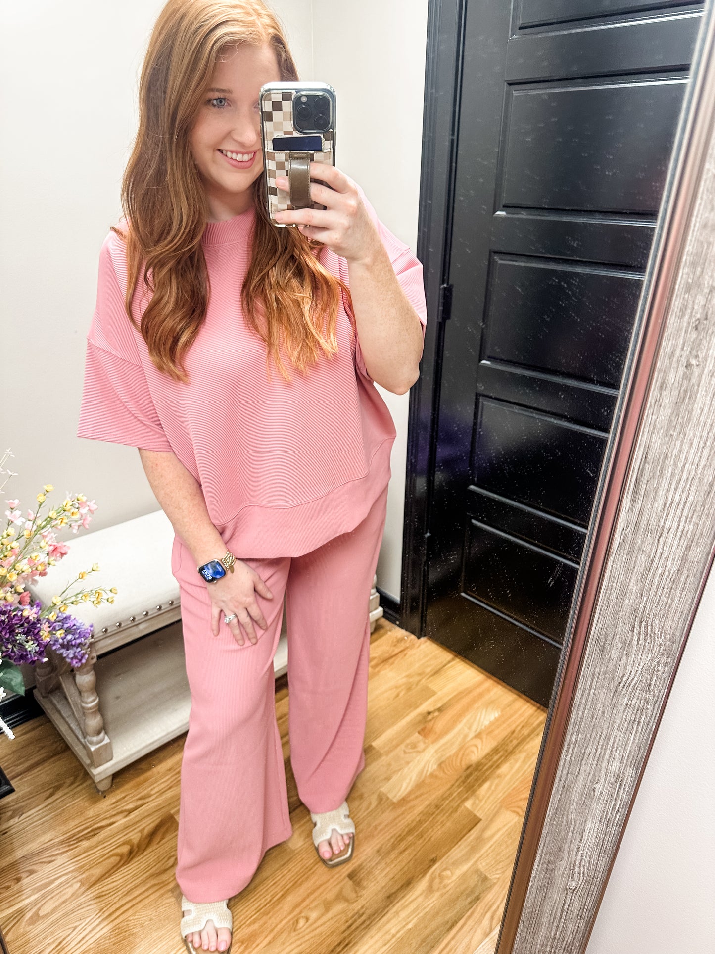 Rose pant set